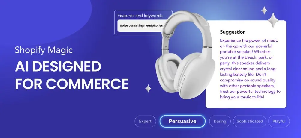 AI-Powered Copywriting with Shopify Magic